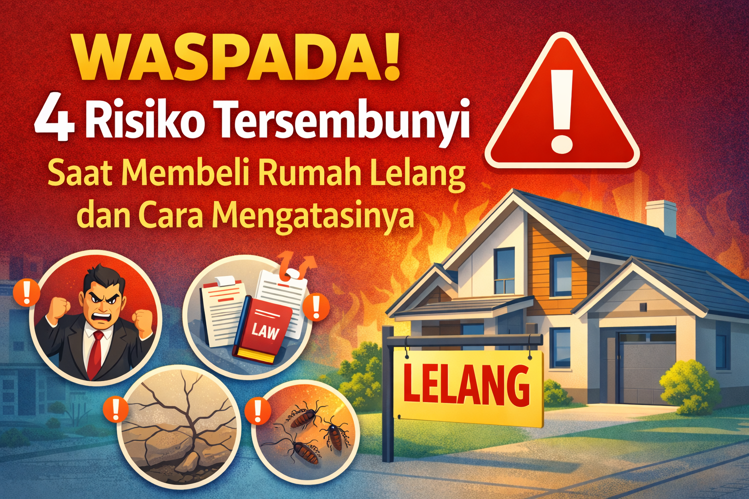 Waspada! 4 Risiko Tersembunyi Saat Membeli Rumah Lelang dan Cara Mengatasinya